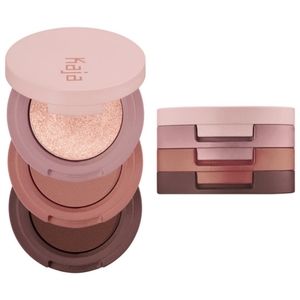 Kaja beauty bento Stacked Bouncy Eyeshadow Trio color chocolate dahlia